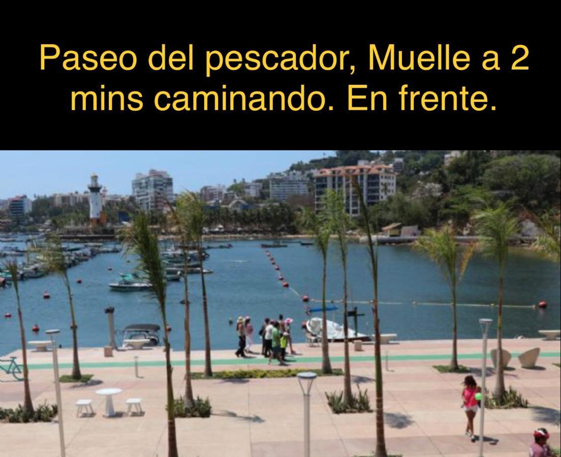 Departamento Sobre Costera, 1Min La Quebrada, 3M Playas Y Yates Apartment Acapulco Exterior photo